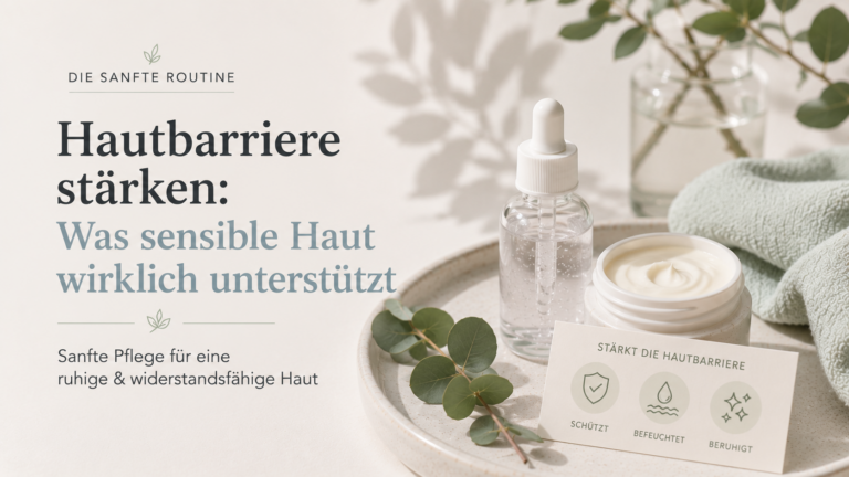 Hautbarriere stärken bei sensibler Haut mit neutraler Creme und sanfter Pflege
